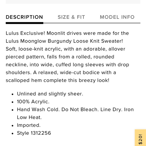 Lulus Moonglow Burgundy Loose Knit Sweater - Picture 10 of 12